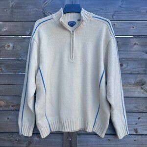 RARE Callaway Golf Sport Quarter Zip Knit Chunky Sweater - XXL